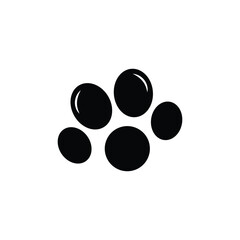 paw logo icon illustration flat