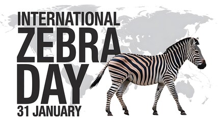 Celebrating international zebra day on january 31