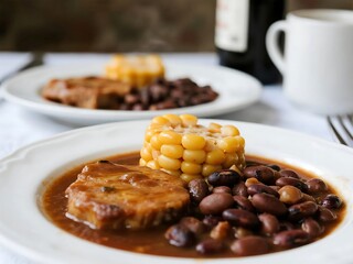 Famous Seasonal and Special Dishes. Feijoada Brazil