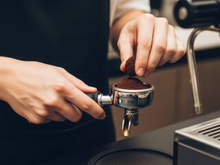 Precise preparation of espresso coffee