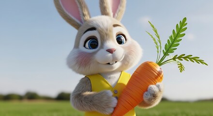 rabbit with carrot