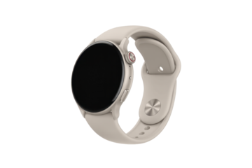 Smartwatch with Beige Strap