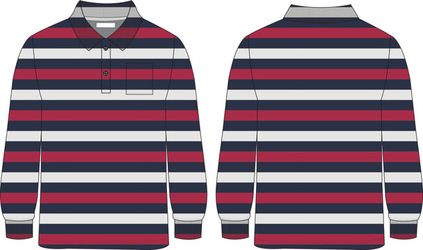 polo shirt vector mock up, long sleeve polo shirt design, polo shirt design, polo shirt illustration 