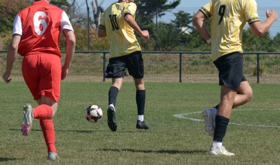 Au match de football