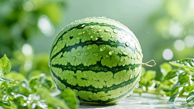 GreenWatermelonwithStripedRind