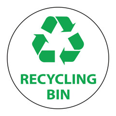 Recycling Symbol Vector Art Illustration Element