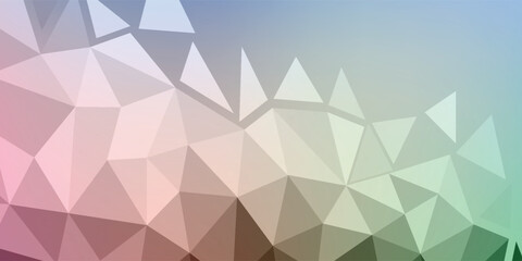 Abstract Blue Geometric Triangle Pattern With Gradient Background For Digital Art And Design eps10