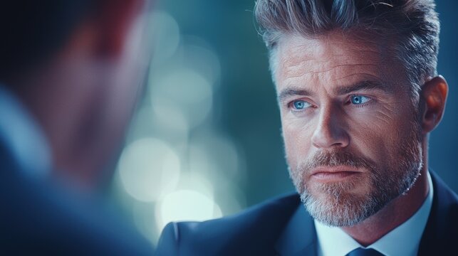 Magazine Journalist interviewing a business leader for a feature article.