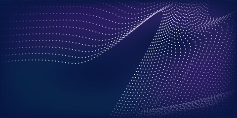 Modern light point Hi-tech digital technology concept. High tech communication, energy, internet, science, old neutral