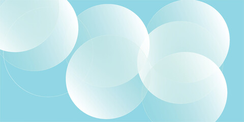Minimalist banner background. Green and blue gradations.Circle geometric background. Simple design. Vector. EPS 10