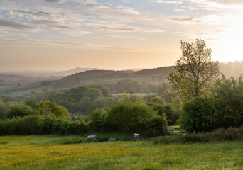 North Cotswolds at dawn, England © Skipper Roland