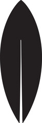 Surfboard silhouette