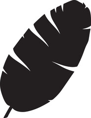 torn leaf silhouette