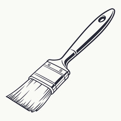 paint brush vector illustration