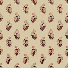 TRADITIONAL AJRAKH PATTERN, HAND BLOCK PRINT, BATIK PRINT, INDIAN TEXTILE BACKGROUND, FLORAL BACKGROUND, KALAMKARI PRINT, HAND DRAW TEXTILE PATTERN, TEXTILE