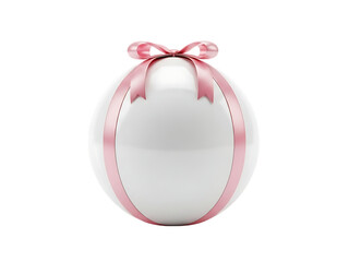 Elegant pink bow mirror