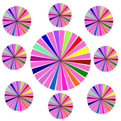 seamless pattern with colorful circles