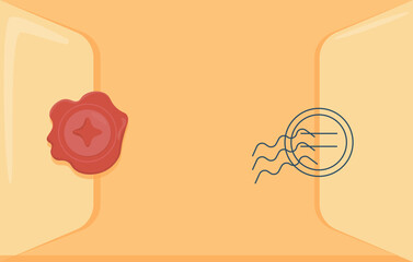 Hand Drawn Aesthetic Stationery and Vintage Correspondence Illustration Set