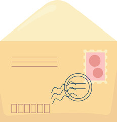 Hand Drawn Aesthetic Stationery and Vintage Correspondence Illustration Set