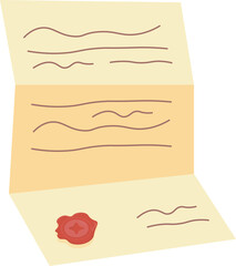 Hand Drawn Aesthetic Stationery and Vintage Correspondence Illustration Set