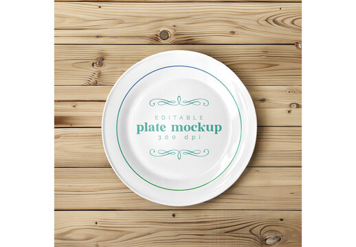 China Plate Mockup 8