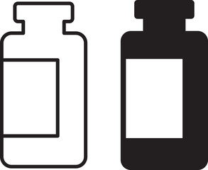 Vaccination icon collection in black. Insulin icon vector simple design. Set of medical syringe icons. Vaccination icon design for signs, logo, apps. Vaccination on transparent background
