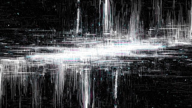 Digital Cityscape: Abstract Representation of Urban Dynamics with Vertical Lines - Powered by Adobe
