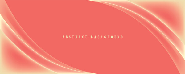 Abstract Peach and Cream Banner Template