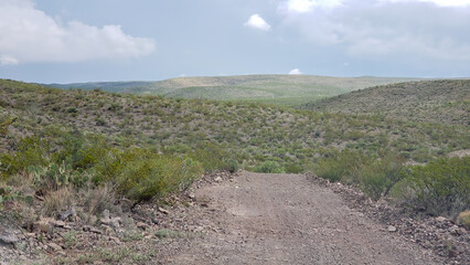 Big Bend Ranch State Park during a storm.