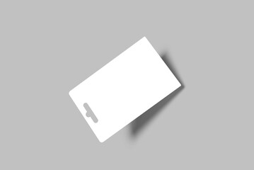 Gift Card Mockup Design Blank Icon