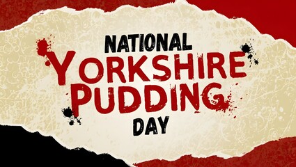 Celebrating national yorkshire pudding day with festive design