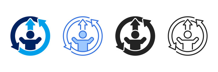 Resilience  Icon Set Different Style Collection. 