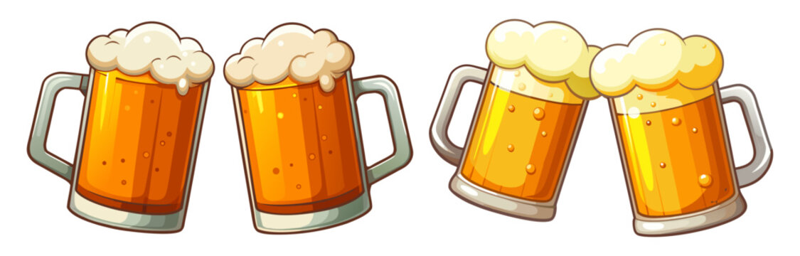 Fresh draft beer poured into a glass