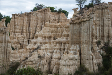 sculptures naturelles &agrave; Ille-sur-T&ecirc;t en France