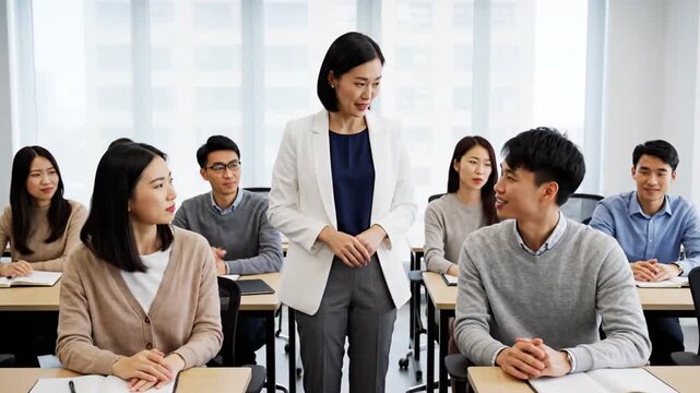 Engaged Learning: Teacher and Students in a Classroom Setting