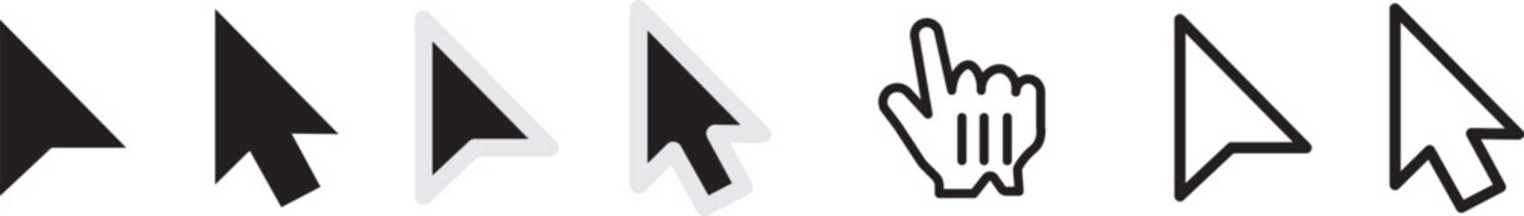 Decision making icons set showing choice. Choice vector icons set
