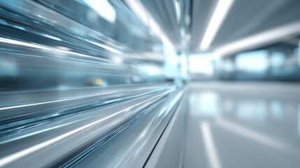 Obraz premium Abstract futuristic tunnel design