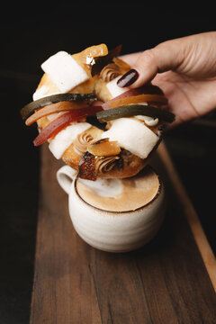 Rosca de reyes con un caf&eacute; 