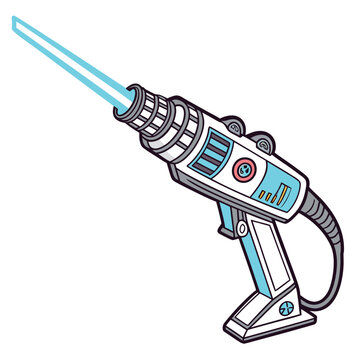 Retro sci-fi raygun