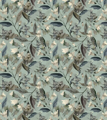 seamless floral background