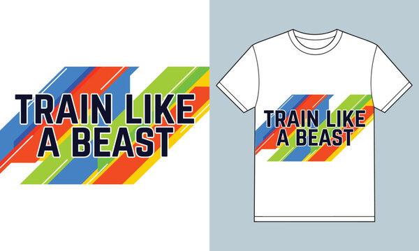 Motivational fitness graphic - Powered by Adobe