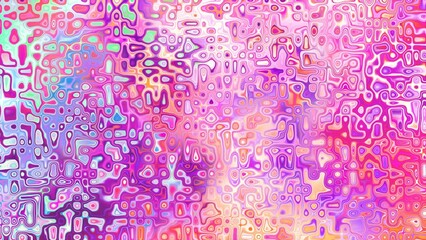 Fototapeta premium Abstract organic cellular texture with soft purple and pink tones, fluid mosaic pattern and dreamy digital surface