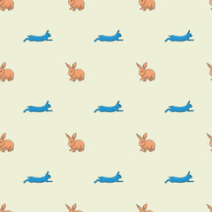 Easter seamless pattern