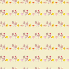Easter seamless pattern