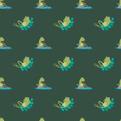 Easter seamless pattern