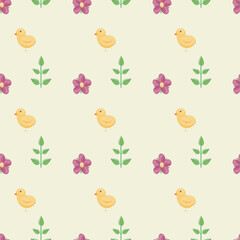 Easter seamless pattern