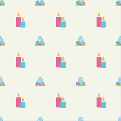 Easter seamless pattern