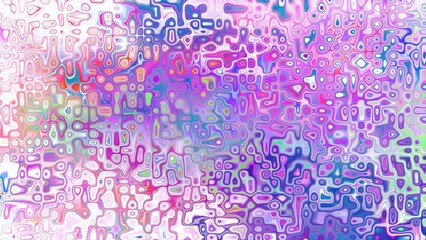 Fototapeta premium Abstract organic cellular texture with soft purple and pink tones, fluid mosaic pattern and dreamy digital surface