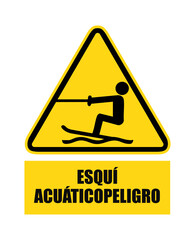 esquí acuáticopeligro