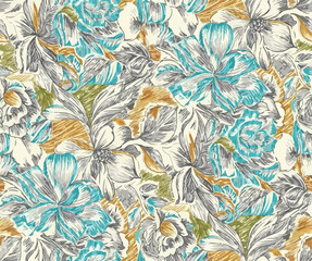 seamless floral background